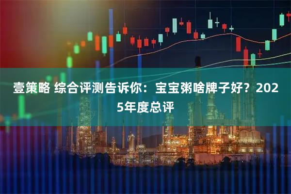 壹策略 综合评测告诉你：宝宝粥啥牌子好？2025年度总评